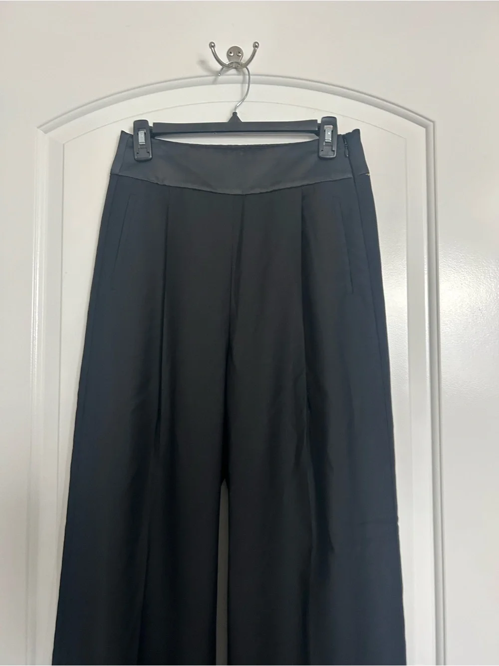 J. Crew Collection wide-leg trouser pant 100% wool size 2 chic preppy academia